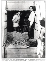 The Second Stage of the Entry into the Sealed Chamber Showing the Only Intact Shrine of a Pharaoh Ever Found, from The Illustrated London News, 10th March 1923